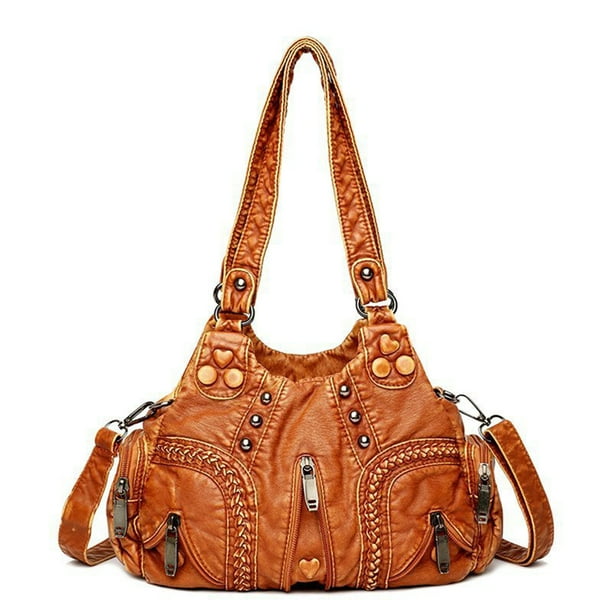 Women's PU Leather Handbag Assorted Color Satchel Tote Shoulder Bag Hobo Bags Women's PU Leather Handbag Assorted Color Satchel Tote Shoulder Bag Hobo Bags